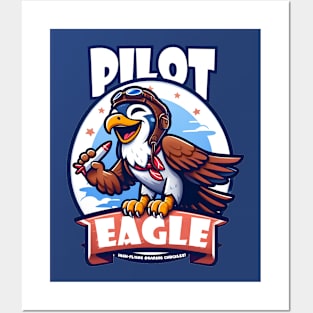 pilot eagle Posters and Art